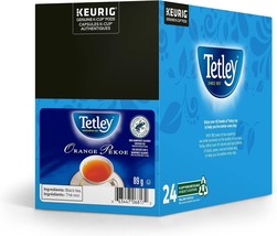 Tetley Orange Pekoe Tea 24 to 144 Count Keurig Kcups Pick Any Size FREE SHIPPING - £25.88 GBP+