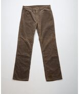 Vintage 80s Levis Mens 32x31 Faded Straight Leg Corduroy Chino Pants Bro... - $1,642.71 MXN