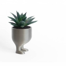 Space Explorer Flower Pot Planter Hand-Made Succulent Decoration 3D Printed 12 C - £8.01 GBP