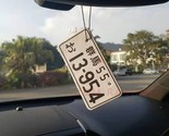 Anese license plate car number car air freshener smell in the car rear view mirrow thumb155 crop