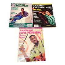 Vintage Modern Drummer Magazine Lot 3 Sonny Emory Dave Weckl Calhoun 1990 - $29.65