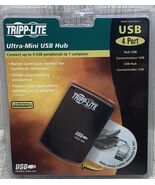 TRIPP-LITE Ultra-Mini USB Hub (4-Port) Model U202-004-R / Pocket Size - $25.25