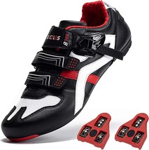 Road Biking Shoes with Cleats Fit for Peloton Bike Shoes Mesh Cycling Shoes Men - £51.35 GBP