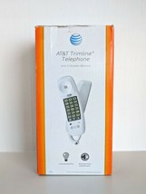 AT&amp;T Trimline 210 Corded Phone - 13 Number Memory - White - New Open Box - £23.44 GBP