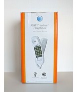 AT&amp;T Trimline 210 Corded Phone - 13 Number Memory - White - New Open Box - $29.58