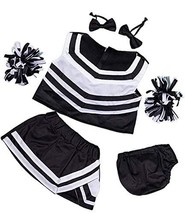 Black &amp; White Cheerleader Uniform Fits Most 8&quot;-10&quot; Webkinz, Shining Star... - $12.61