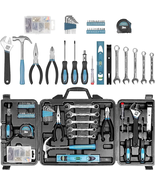 144-Pc Home Tool Kit – Basic Household Repair Set w/ Hammer, Pliers, Wre... - $86.51 CAD