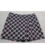 Lady Hagen Skort Womens 14 Multi Plaid Cotton Pleated Stretch Pocket Bac... - $357.91 MXN