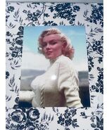 ICONIC LEGENDARY SEXY ACTRESS WHITE SWEATER MARILYN MONROE PUBLICITY PHO... - $12.55 CAD