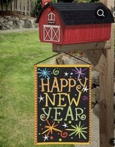 Happy New Year - Fireworks ~ Double Sided - Garden Flag ~ 12&quot; x 18&quot; ~ NEW! - £10.21 GBP
