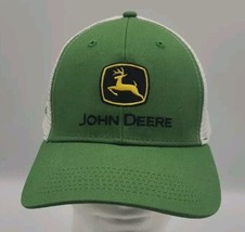 John Deere Hat Cap Green Snapback Farm Workwear Trucker Partnered Products Mesh - $19.96