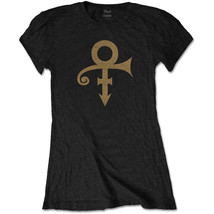 Ladies Prince Symbol Sign AFKAP Purple Rain Official Tee T-Shirt Womens Girls - £25.10 GBP