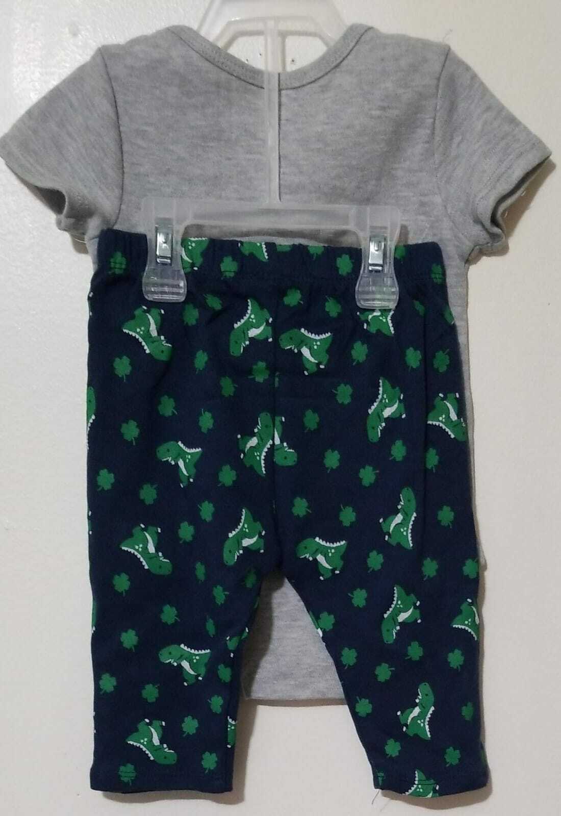 Way To Celebrate St Patrick's Day Bodysuit & Pants Set Size 12M Color Grey Item image 4