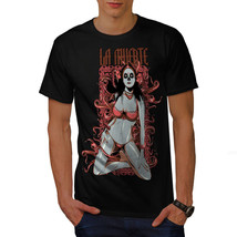 Wellcoda La Muerte Sexy Mens T-shirt, Seduction Graphic Design Printed Tee - £14.96 GBP+