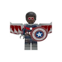 HYGIFT Marvel Captain America (Sam Wilson) XH1306 Custome Lego Minifigures - $4.99