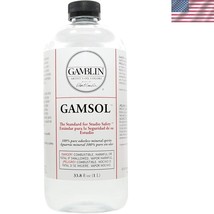 Gamsol Artists&#39; Oil - 1 Liter Clear Solvents for Thinning &amp; General Pain... - $48.50