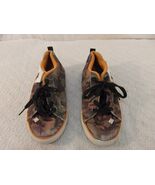 CHILDRENS YOUTH DC BROWN ORANGE TAN CAMO SKATEBOARDING SHOES BOYS s4 NM3... - $13.11