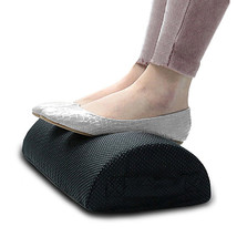 Comfort Foot Rest Pillow Cushion Memory Foam Under Office Desk Half Cylinde - £28.02 GBP