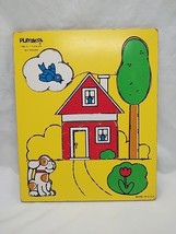 Vintage Playskool My House Vintage Wooden 5 Piece Puzzle 186-01 - $12.38
