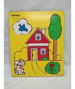 Vintage Playskool My House Vintage Wooden 5 Piece Puzzle 186-01 - $16.98 CAD