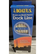 Braid  Braid Nylon 5/8&quot; Dock Mooring Line 15&#39; Foot Boat Marine Ready Rop... - £14.66 GBP