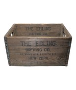 Rare The Ebling Brewing Co. Vintage 1940s Wooden Beer Crate Box Bronx, N.Y. - $237.14 CAD