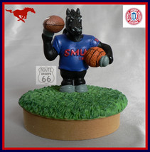 SMU SOUTHERN METHODIST MUSTANGS JAR FREE SHIPPING COIN,CANDY CANDLE JAR - £8.66 GBP