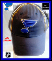 ST LOUIS BLUES HOCKEY HAT CAP REEBOK FREE SHIPPING NEW - $19.34