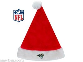 St.Louis Rams Free Shipping Football Plush Santa Christmas Hat Cap New   - $21.27