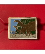 USA 25 Cent Replical Postal Service Dinosaur Postage Stamp Lapel Pin Pre... - $12.27 CAD