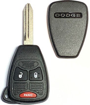 Dodge 3 Button Remote Head Key OHT692427AA Premium Quality USA Seller - $16.82