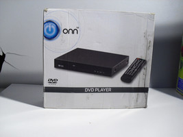 onn dvd player with remote ,,,, open box - $4.94