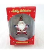 Christopher Radko Santa Claus Star Shaped Christmas Ornament Hand Painted - £23.73 GBP
