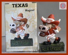 Texas Longhorns Bevo Football  3 D Magnet New - £8.53 GBP
