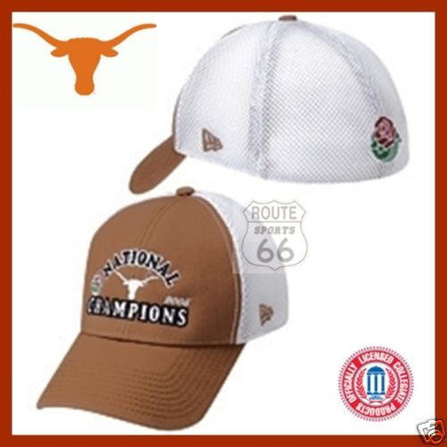TEXAS LONGHORNS FREE SHIPPING NCAA 2005 CHAMPS-FOOTBALL RARE HAT CAP SMALL-MED - $19.34