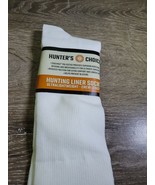 Hunter&#39;s Choice Hunting Liner Socks White. Sz Medium Crew Length - $19.75