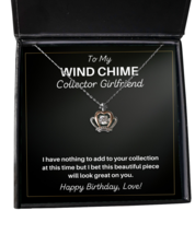 Necklace Birthday Present For Wind Chime Collector Girlfriend - Jewelry Crown  - £39.92 GBP