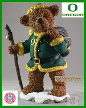 U Oregon Ducks Santa Claude Bear Christmas Figurine New - £27.12 GBP