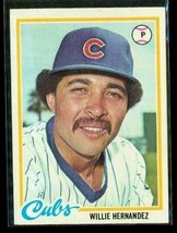 Vintage 1978 Topps Baseball Trading Card #99 Willie Hernandez Chicago Cubs - £6.70 GBP