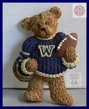 WASHINGTON HUSKIES FOOTBALL BASKETBALL 3D MAGNET - $11.69