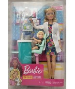 Barbie Dentist Doll, Blonde, Playset With Blonde Patient Small Doll+Acce... - £15.54 GBP