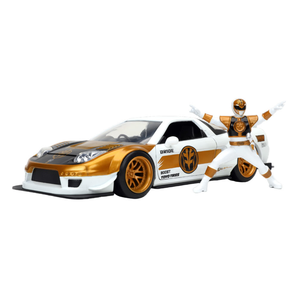 Power Rangers 2002 Honda NSX 1:24 with White Ranger Figure - $63.86