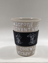 Disney Parks Mickey Ceramic Mug / Cup/ Smart Strong Adventurous Rubber - £14.18 GBP