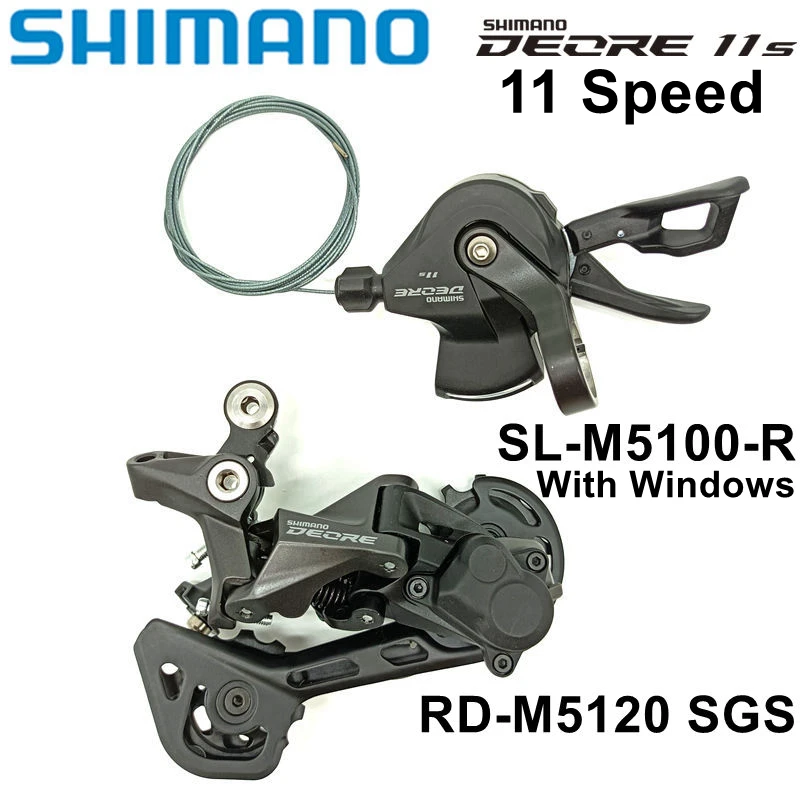 Shimano Deore M5100 M5120 11v Groupset SL-M5100 Shifter Lever RD-M5100 RD-M5120  - £188.11 GBP