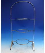 English Sterling Silver Plate Stand 3-Tier 18&quot; x 9 1/4&quot; 24 ozt. (#8615) - €2.295,20 EUR