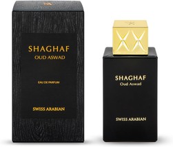 Swiss Arabian Shaghaf Oud Aswad – EDP 75ml – Unisex Noir Oud &amp; Woody Perfume - £35.44 GBP