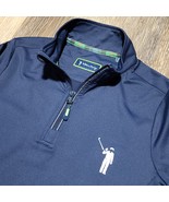 William Murray Golf Quarter Zip Pullover Men&#39;s Size Small Blue Green Lig... - $27.36 CAD