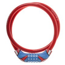 MARVEL COMICS CAPTAIN AMERICA DIAL COMBINATION BIKE BRAIDED STEEL CABLE ... - $7.55