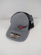 Security Group Cambridge Gray Black Truckers Snapback Meshback Hat Cap - £8.73 GBP