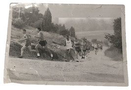 Rare High School Cross Country Runners Photo 50s 60s African American, White - £22.96 GBP